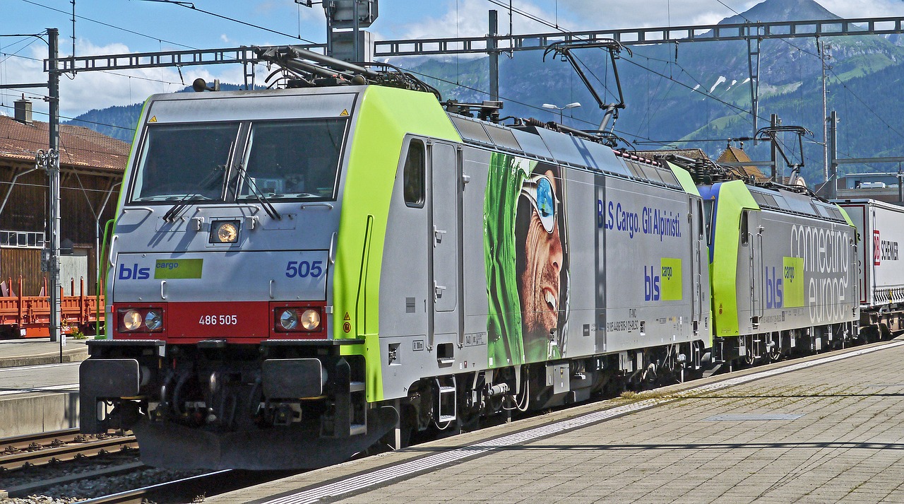 alpine transit bern-lötschberg-simplon railway bls free photo