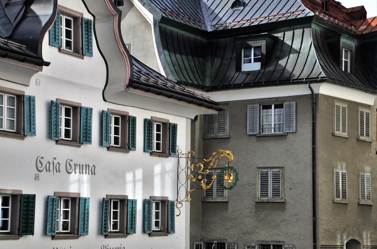 alpine village  old windows  kamienica free photo