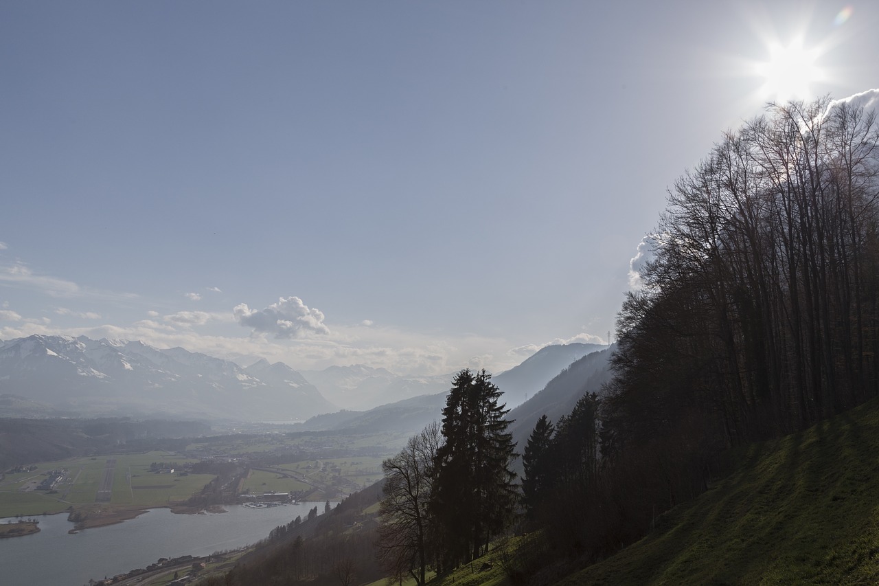 alpnachersee abendstimmung sunset free photo