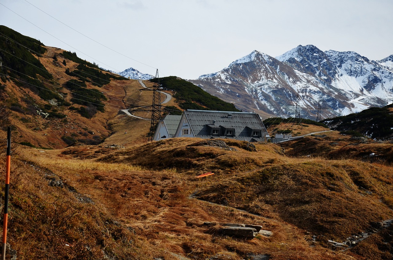 alps snow yellow free photo