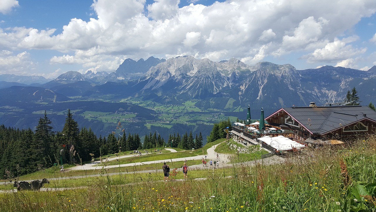 alps dachstein mountains free photo