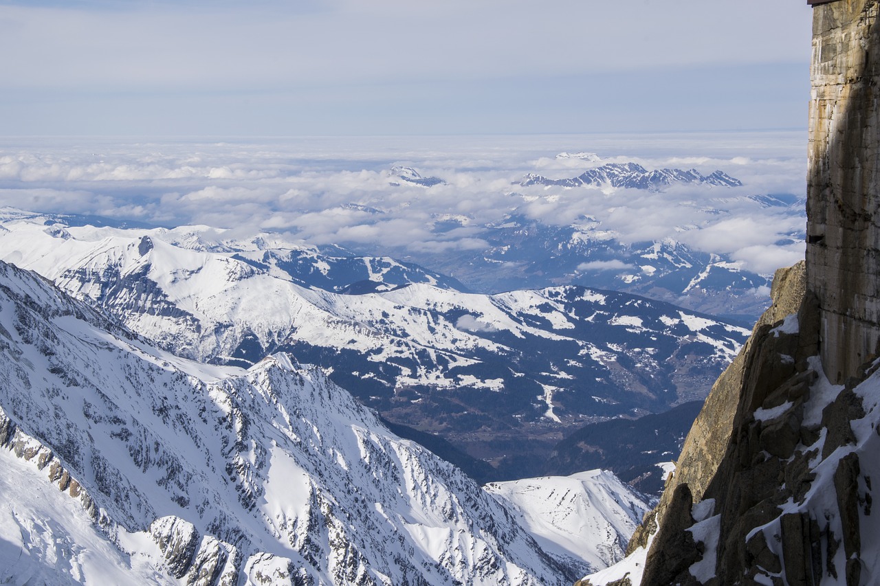 alps mountain peaks free photo