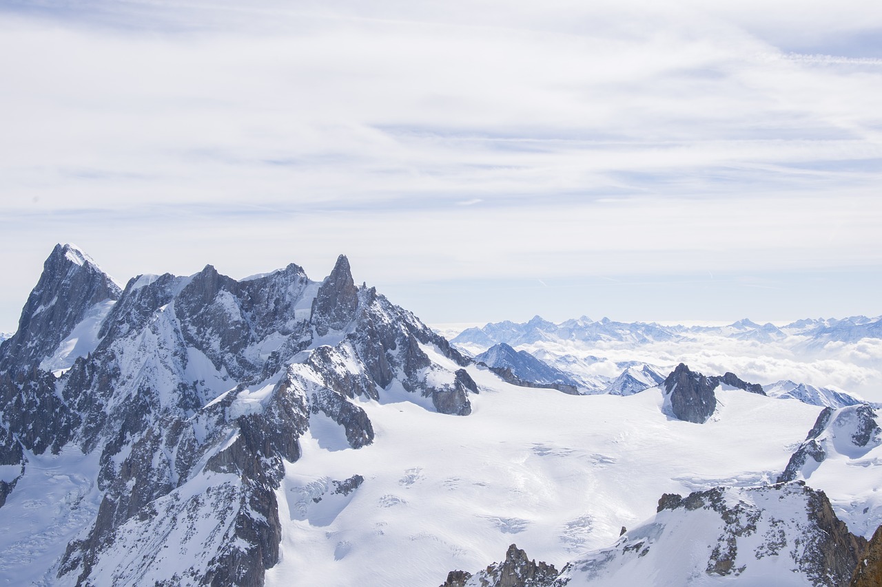 alps mountain peaks free photo