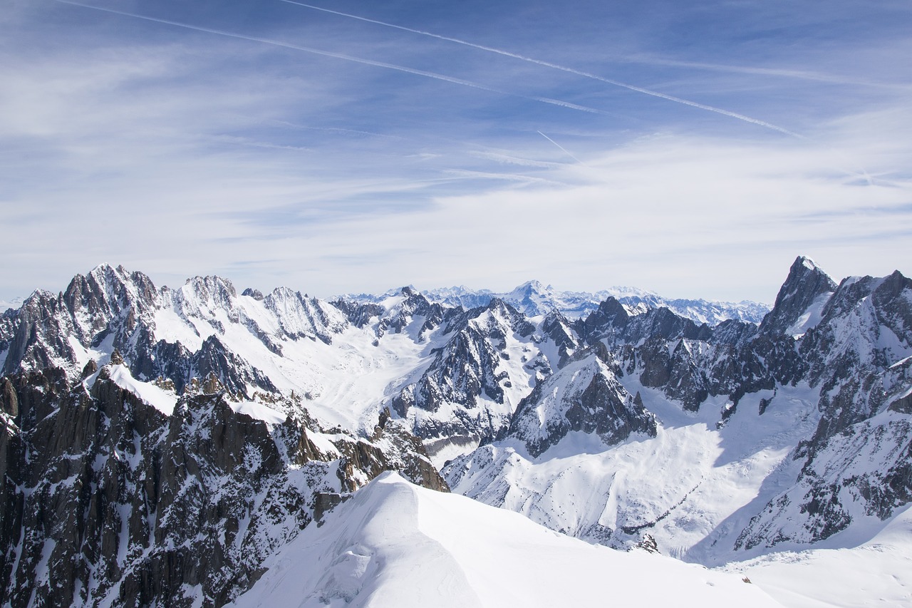 alps mountain peaks free photo