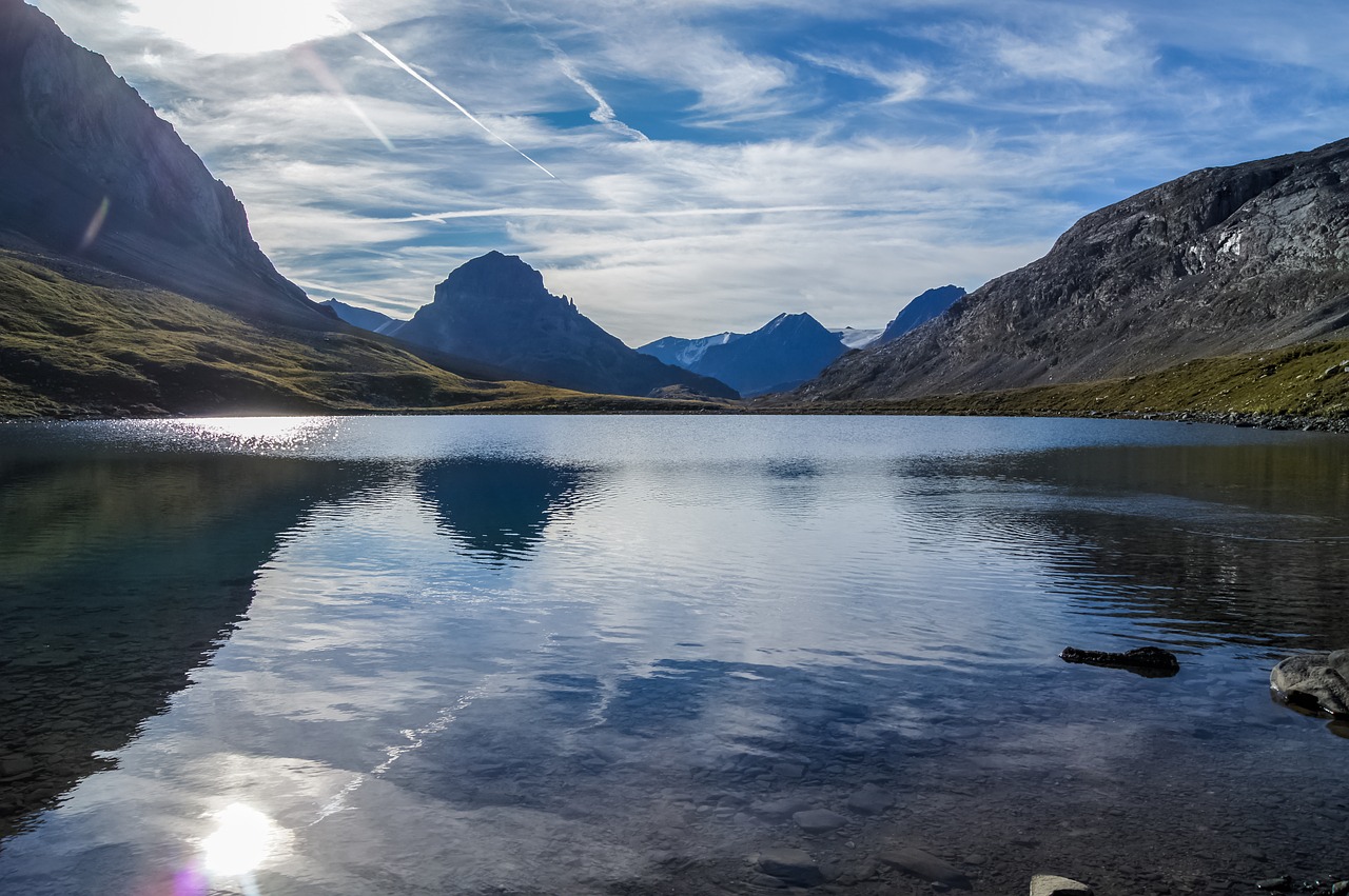 alps lake altitude free photo