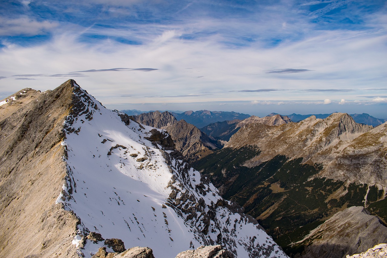 alps the top of the mountain snow free photo