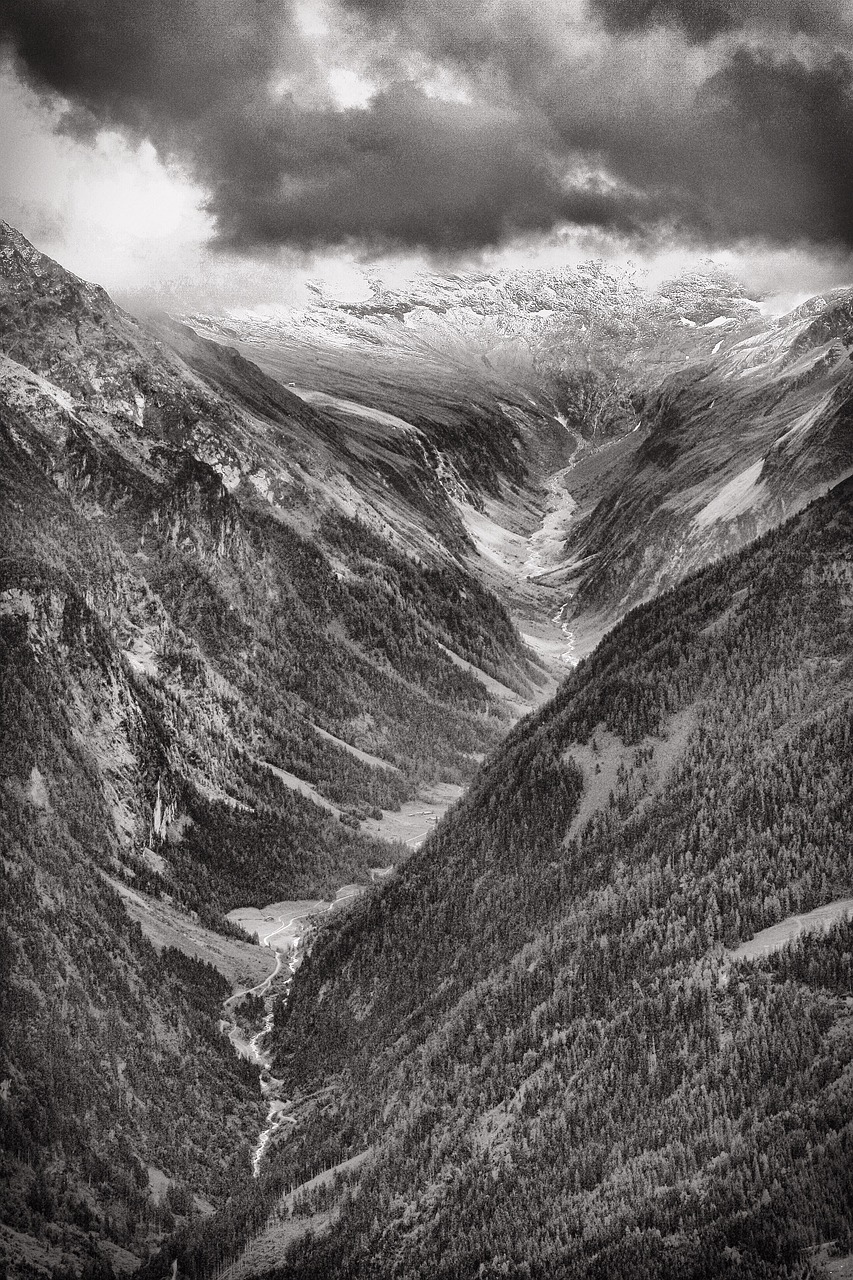 alps  austrian  blackandwhite free photo