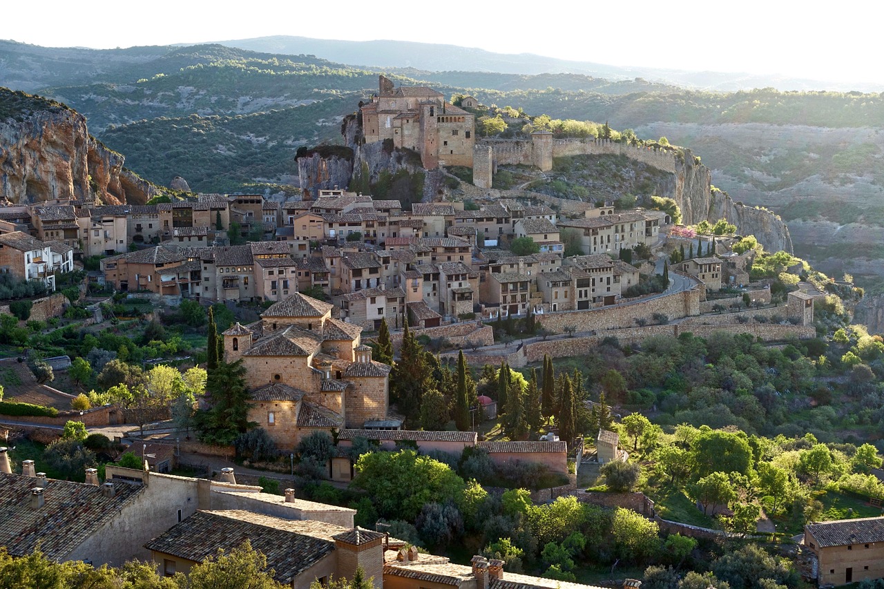 alquezar view historic free photo