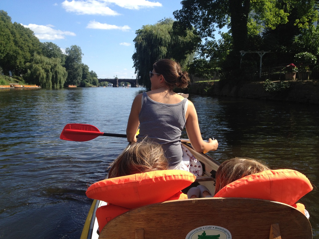 boating canoeing alster free photo