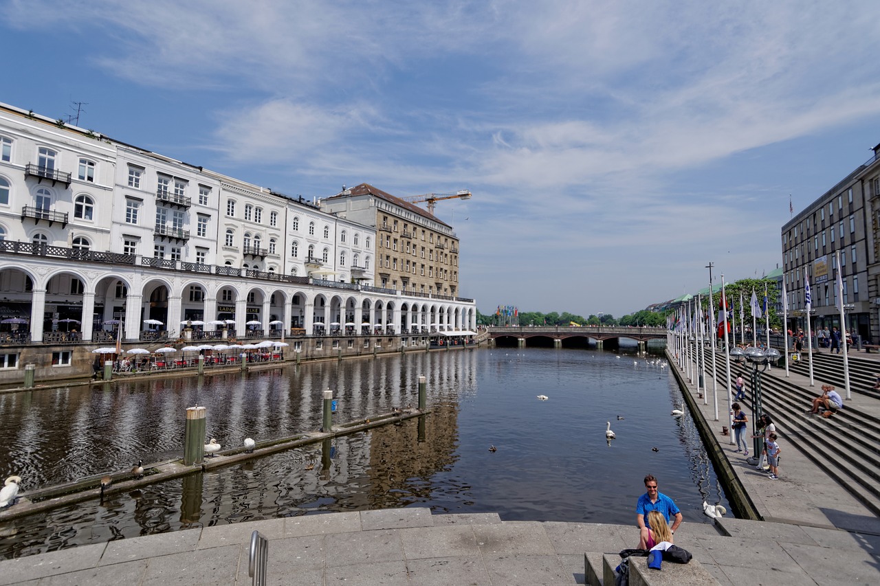 alster hamburg germany free photo