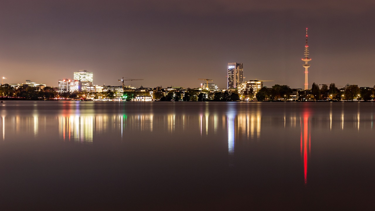 alster  channels  water free photo