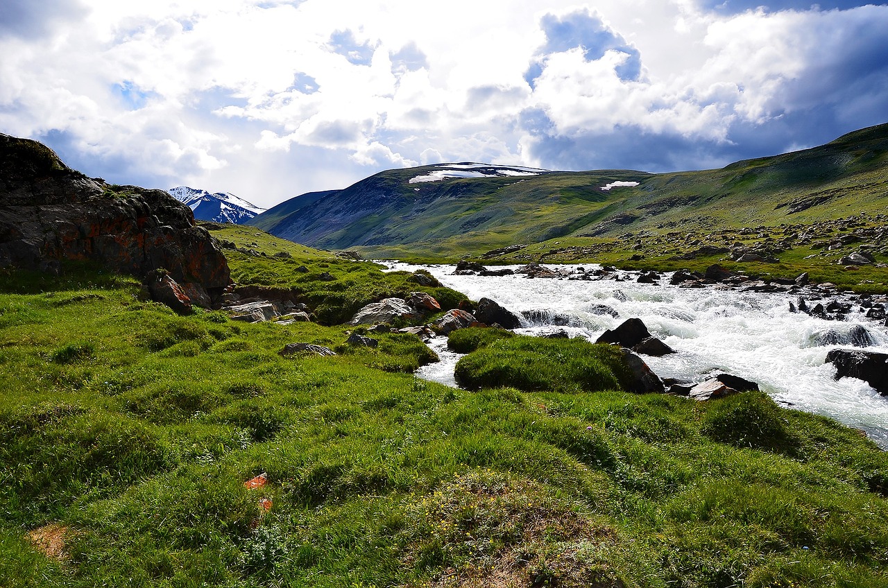 altai mountains landscape free photo