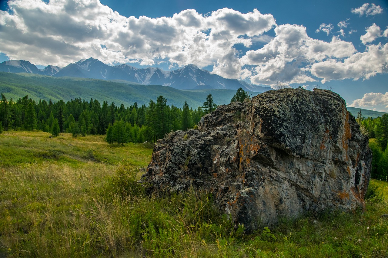 altai mountains landscape free photo