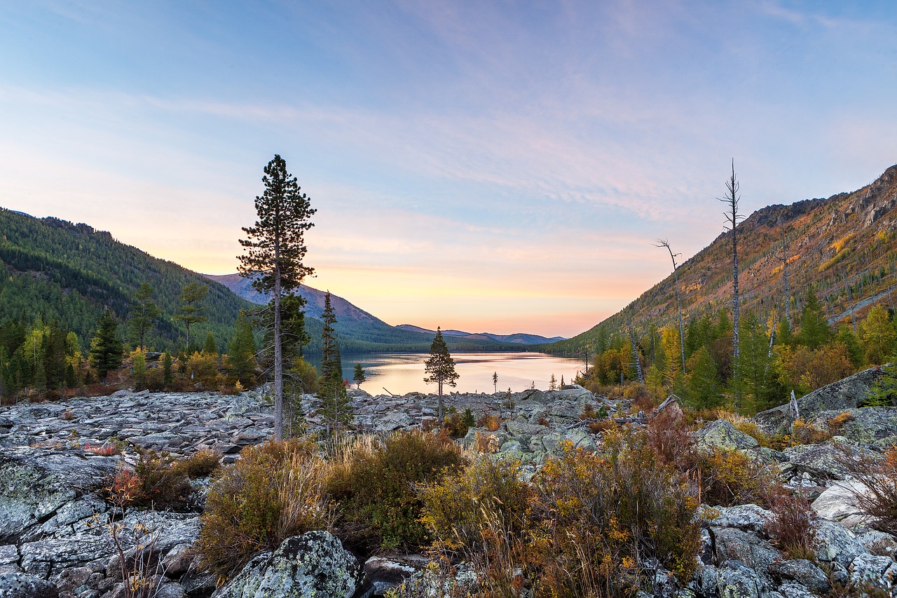 altai  nature  sunset free photo