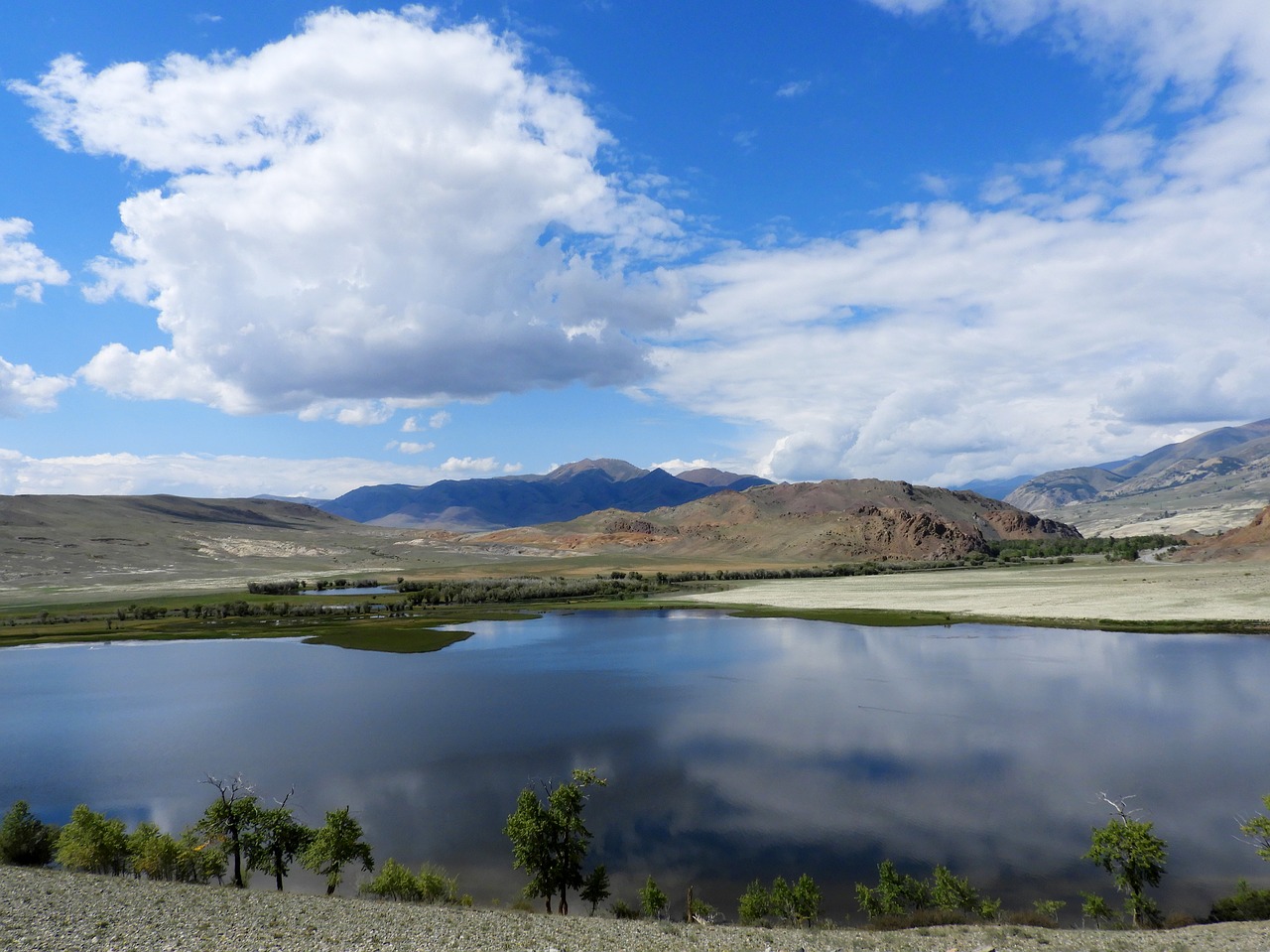 altai  mountains  river free photo