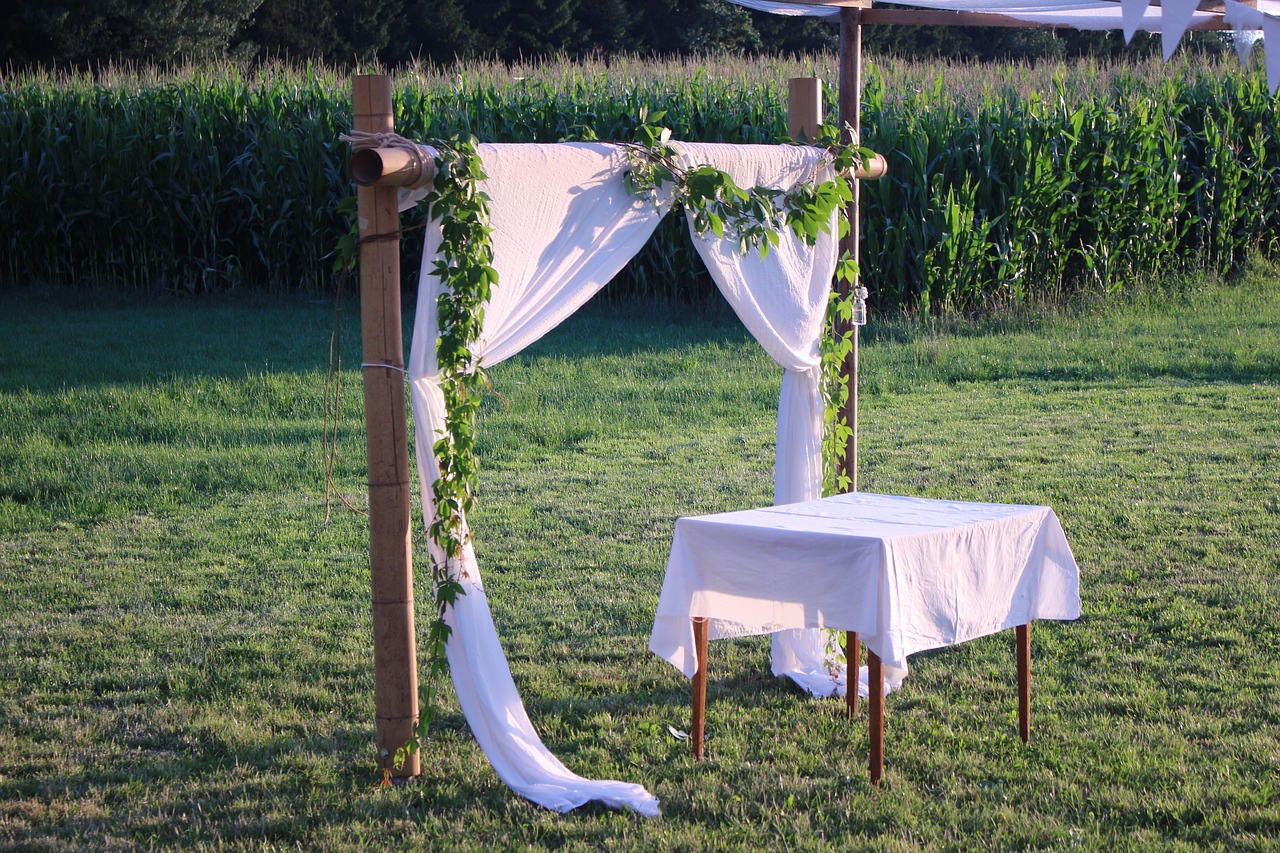 Edit free photo of Altar,wedding,wedding altar,marriage,connectedness ...
