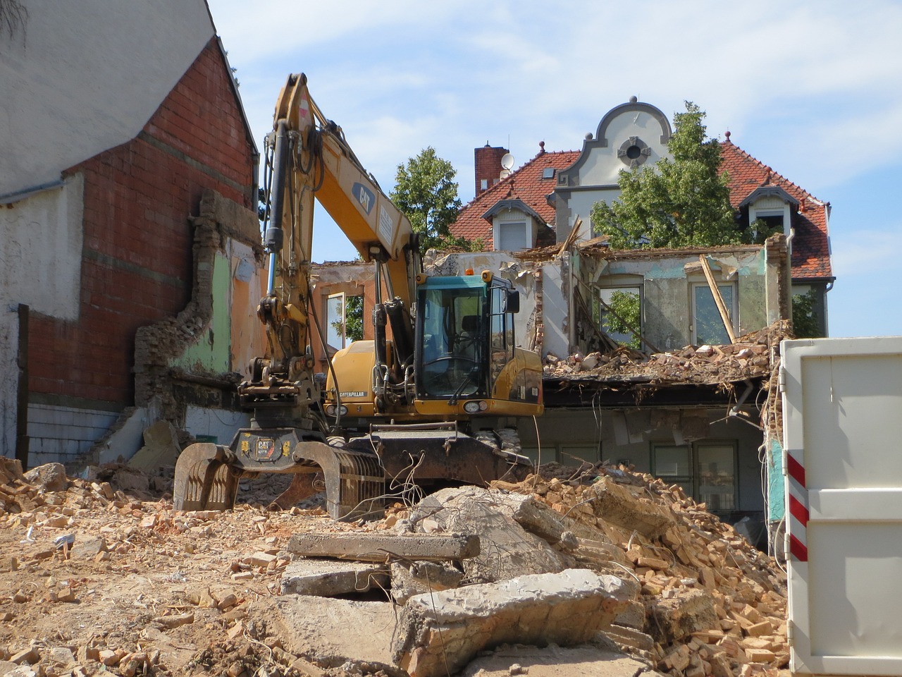 alte stadtschaenke hockenheim demolition free photo