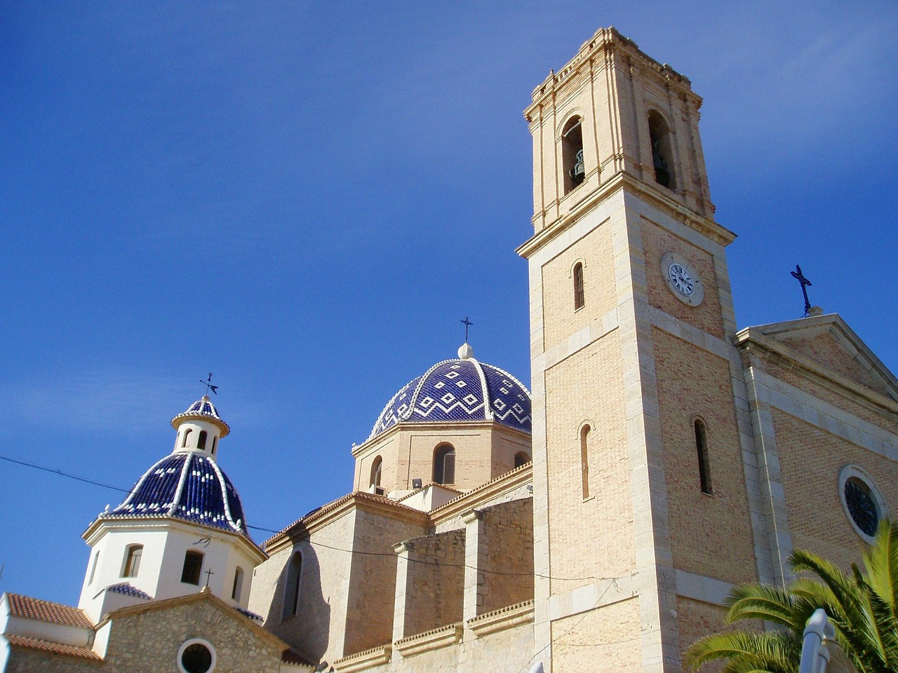 altea church spanish domes free photo