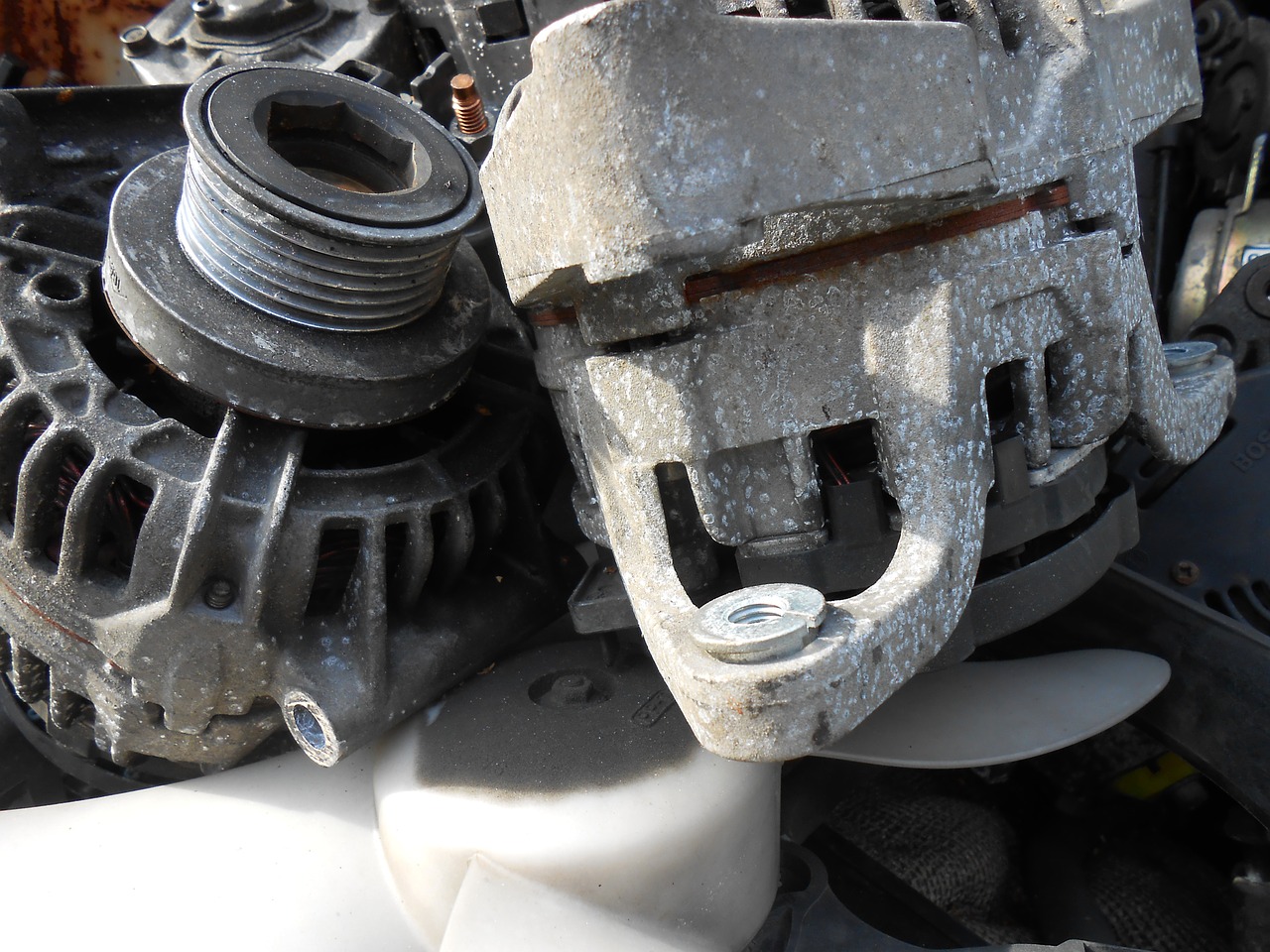 alternator scrap auto parts free photo
