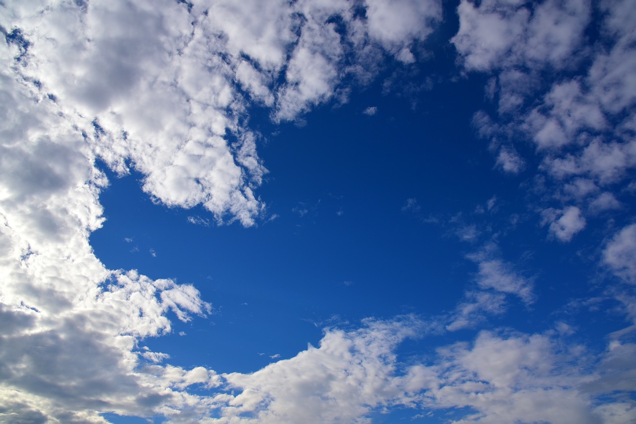 altocumulus  clouds  sky free photo