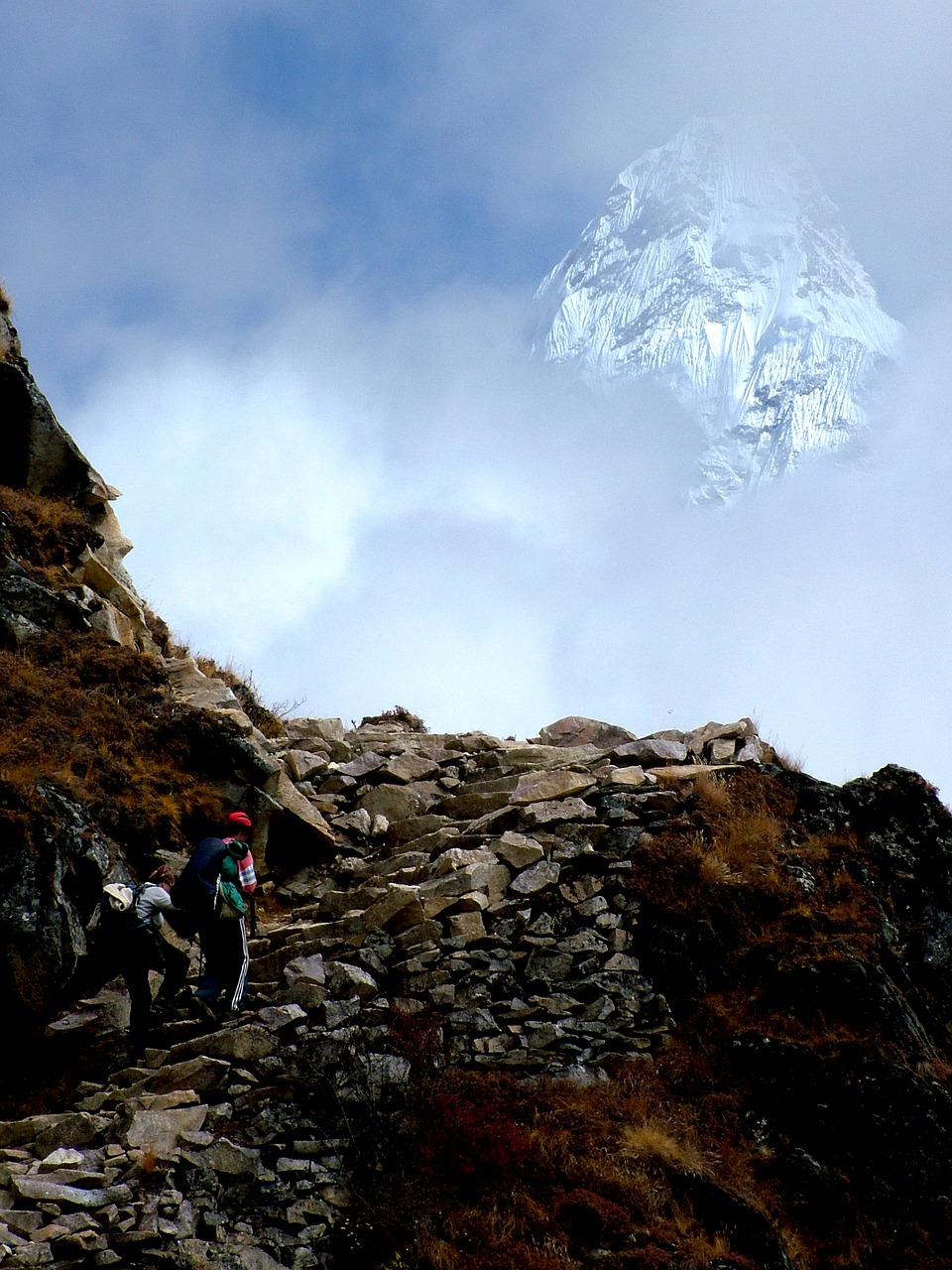 ama dablam the himalayas mountain free photo