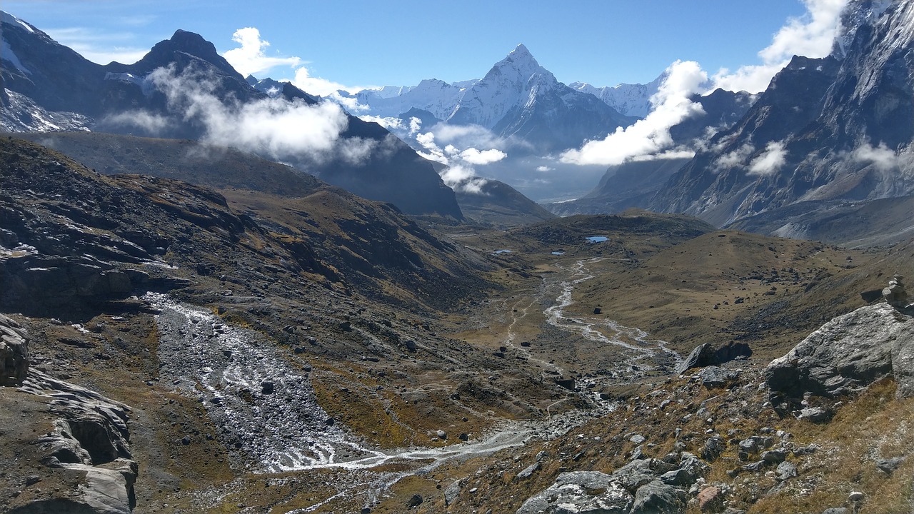 ama dablam nepal mountain free photo