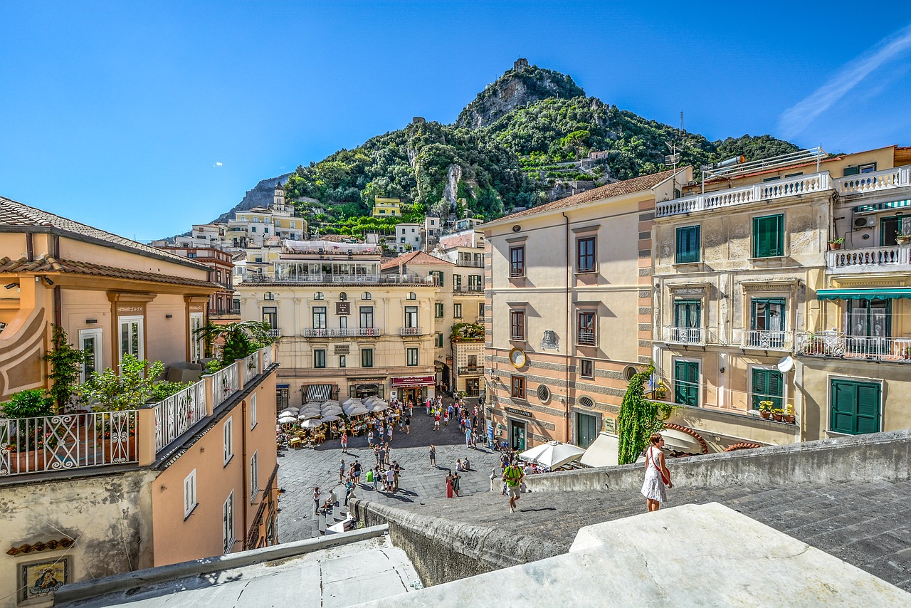 amalfi coast mountain free photo