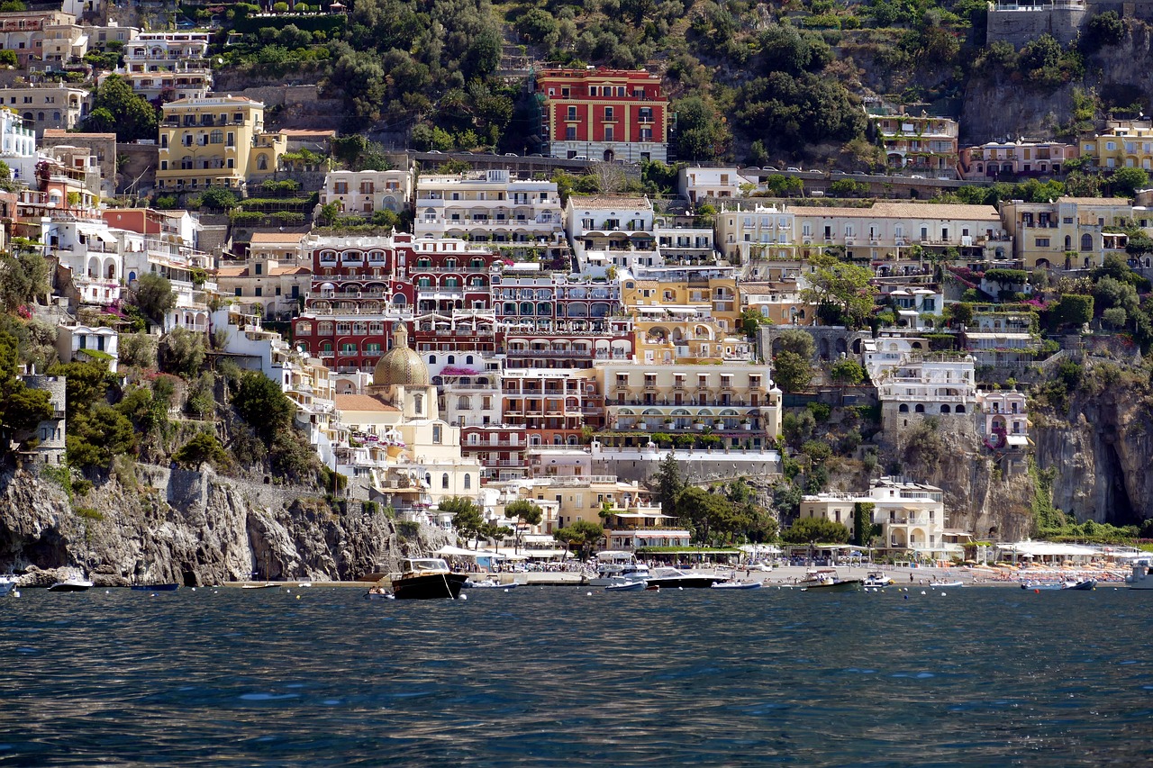 amalfi positano picturesque free photo