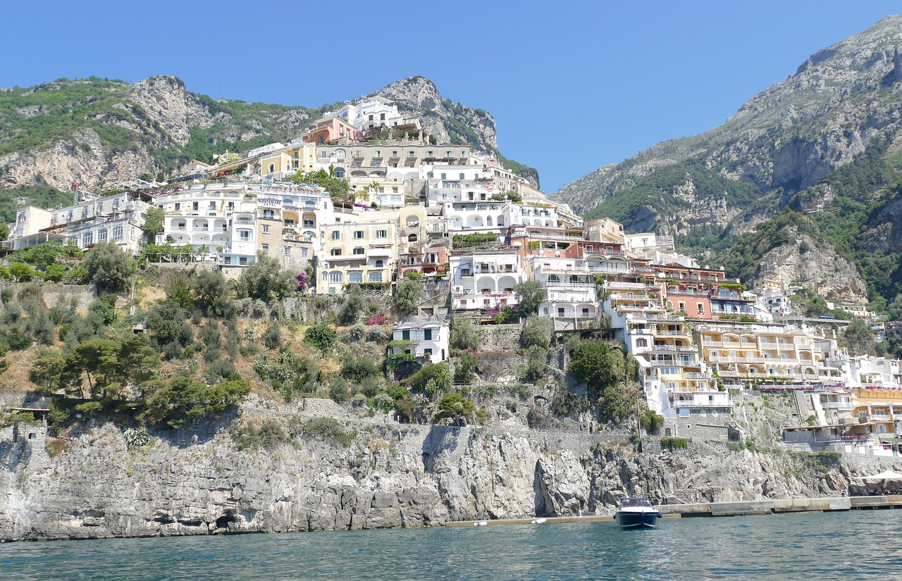 amalfi positano picturesque free photo