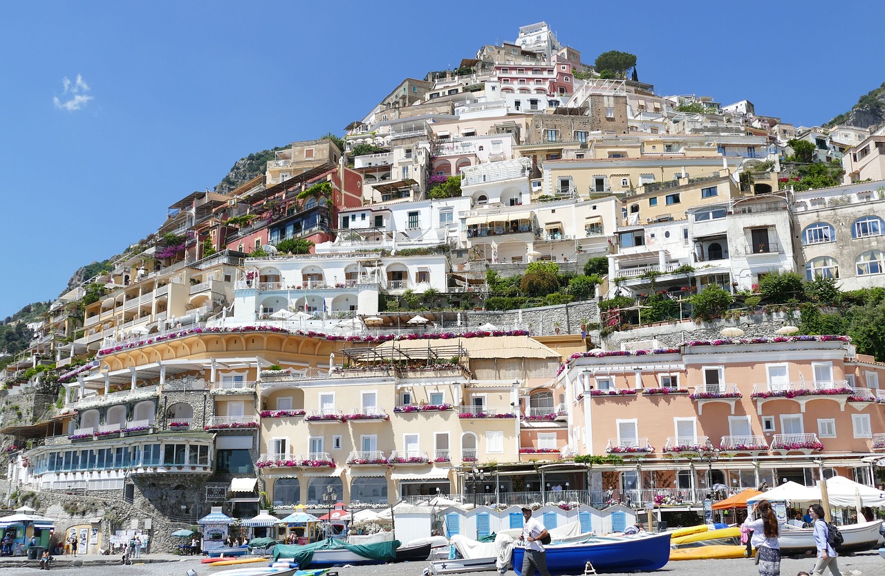 amalfi positano picturesque free photo