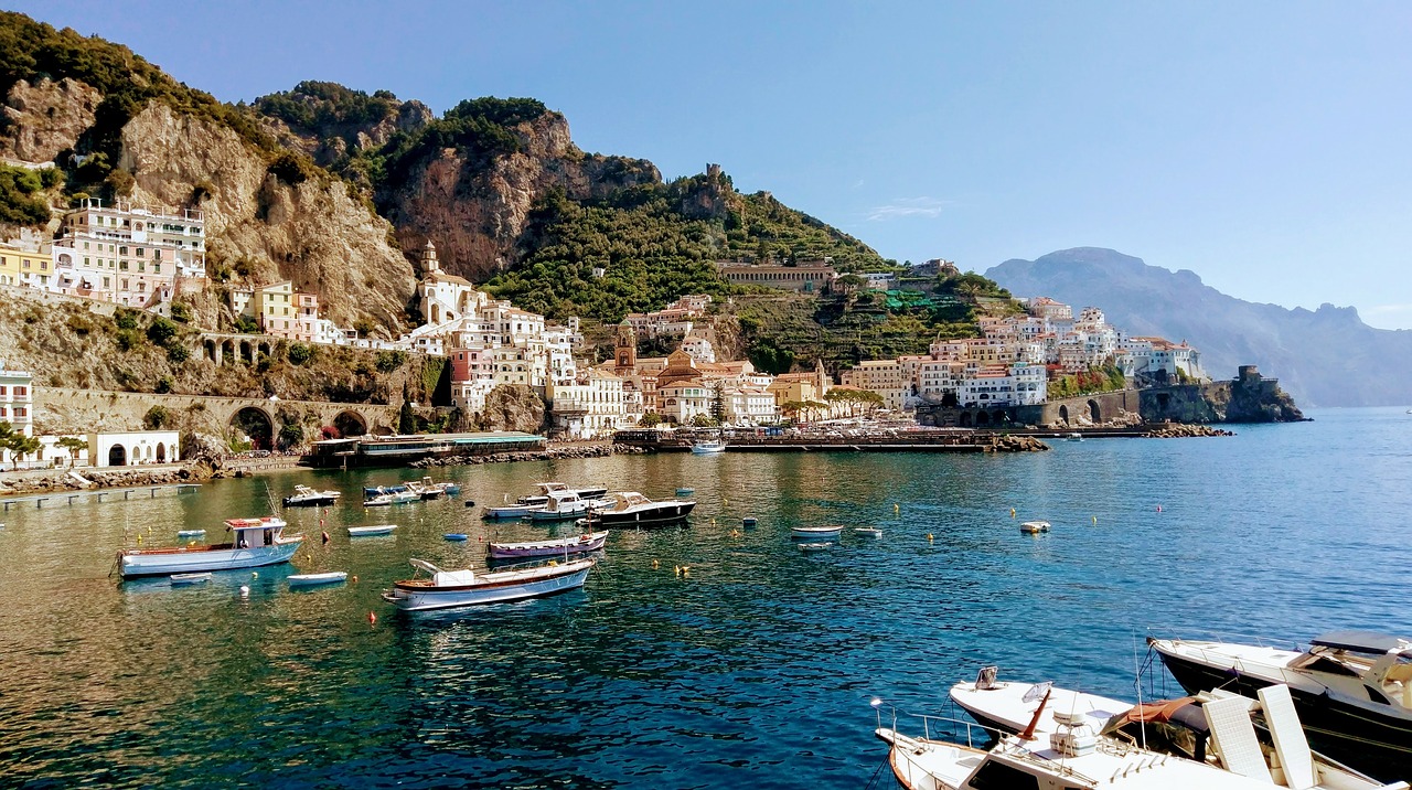 amalfi italy summer free photo