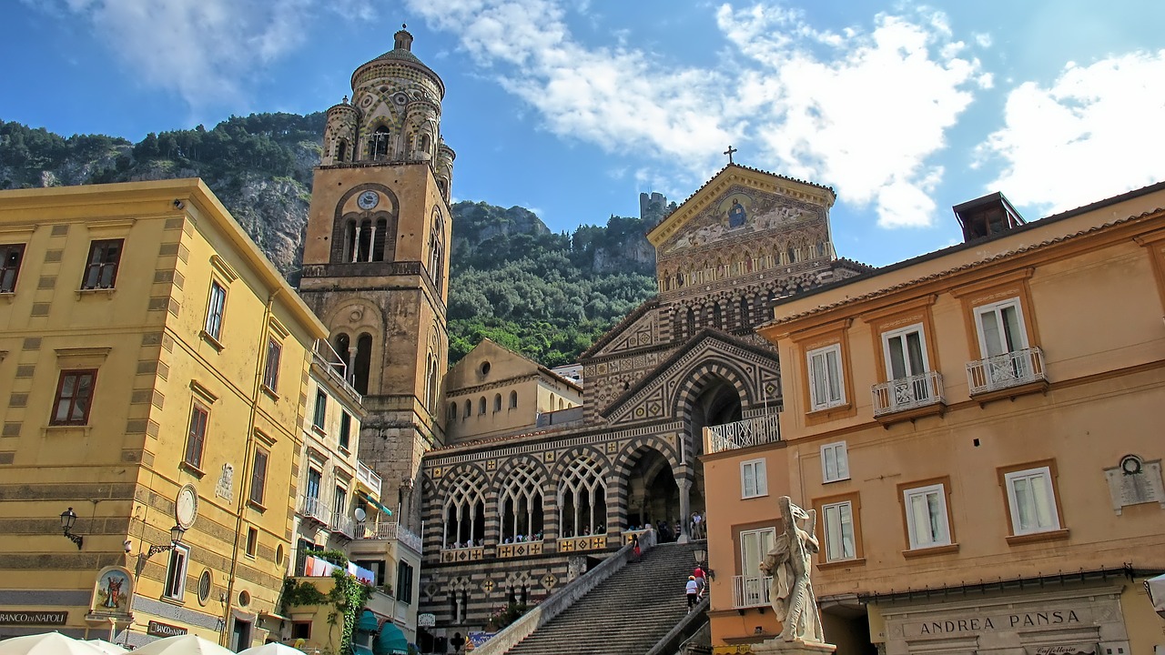 amalfi italy church free photo