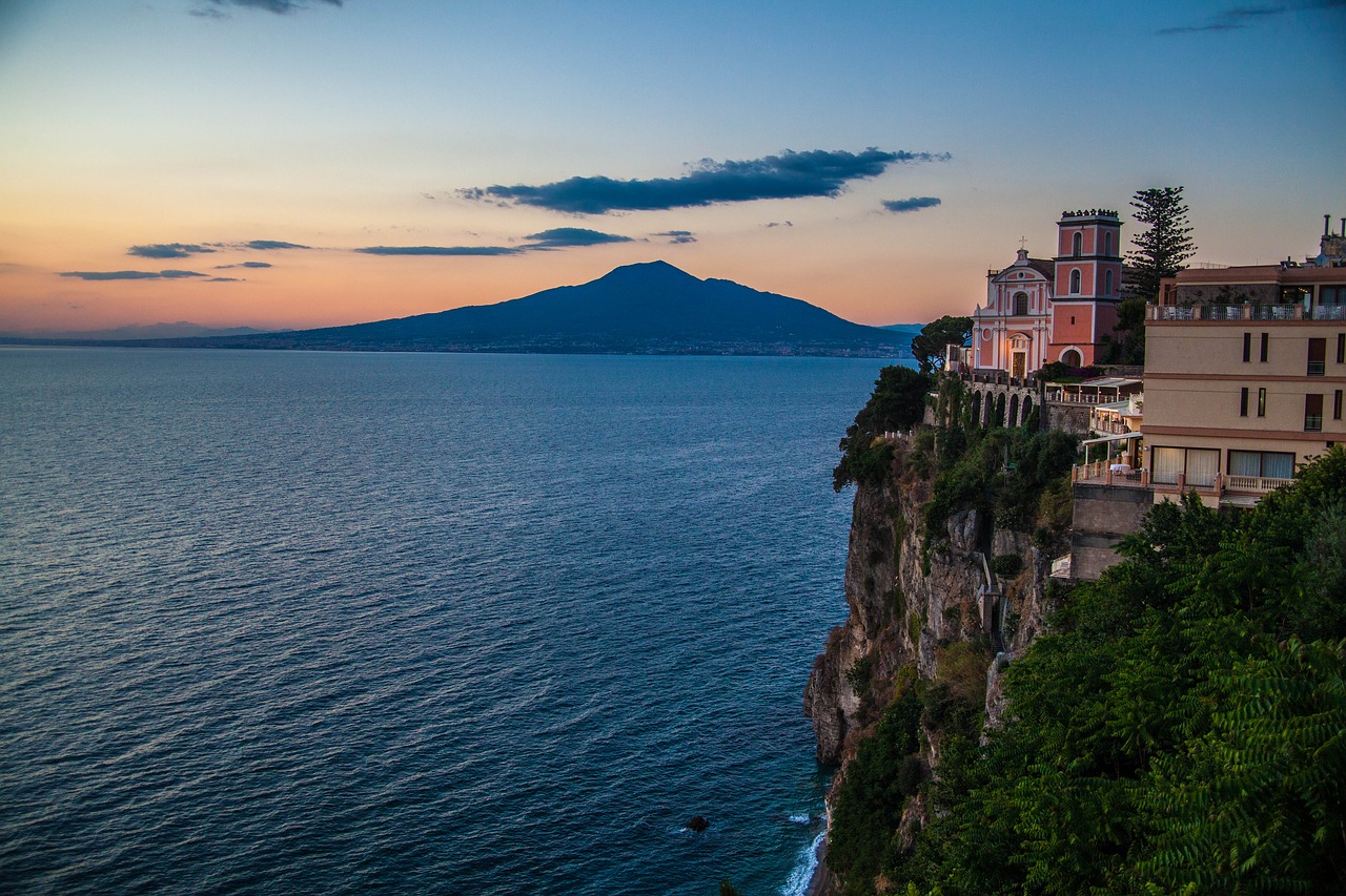 amalfi coast italy mediterranean free photo