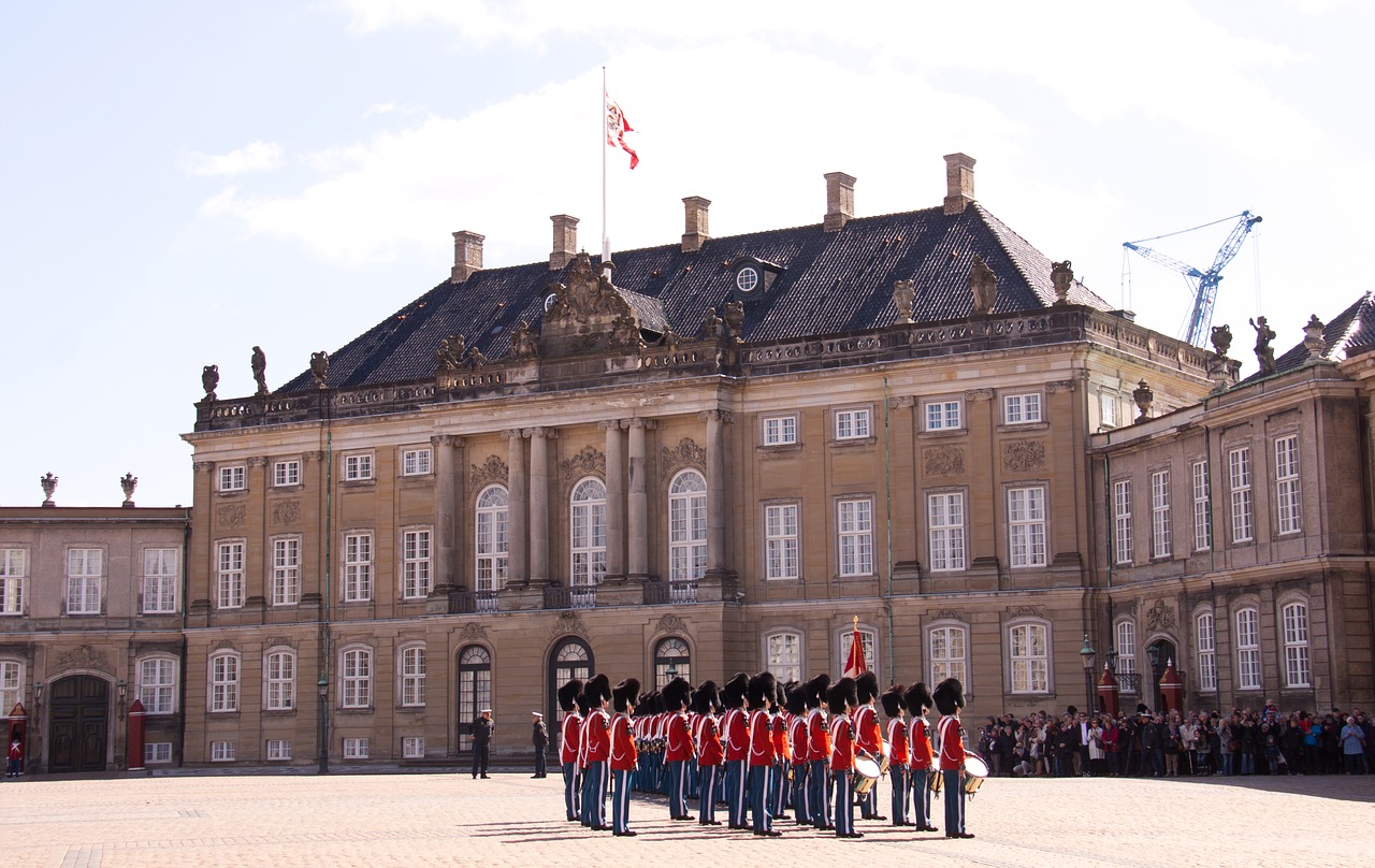 amalienborg castle palace free photo