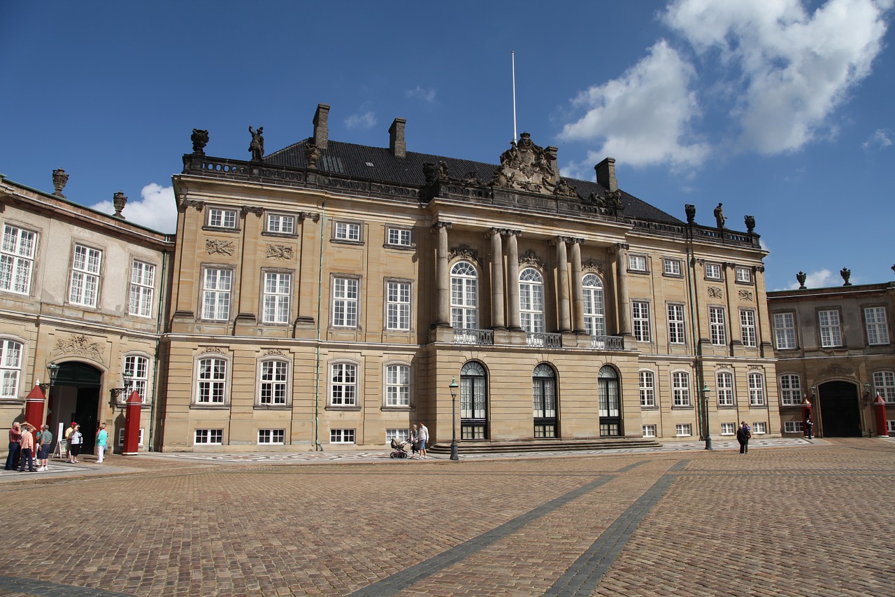 amalienborg palace copenhagen denmark free photo