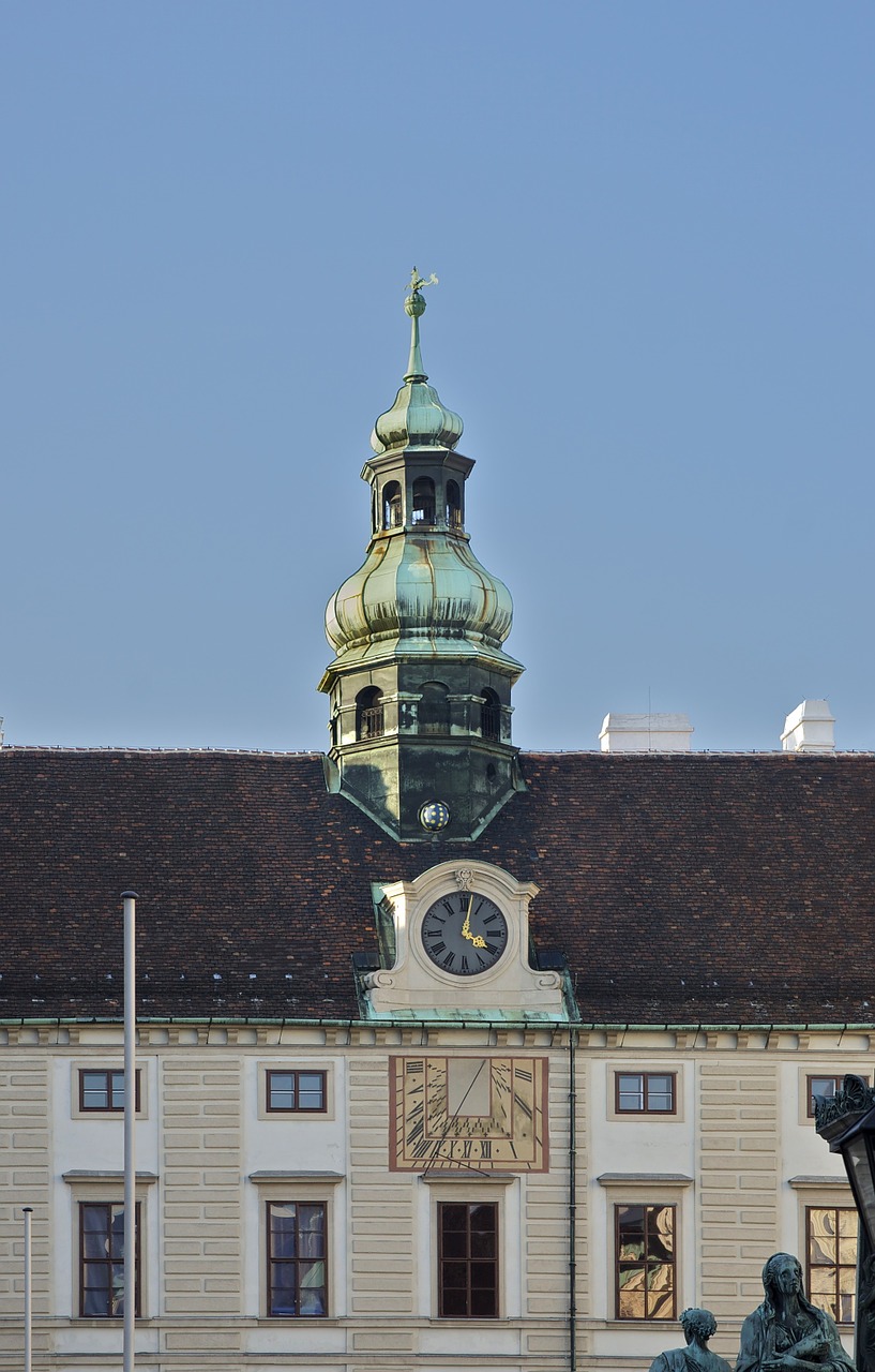 amalienburg clocktower sundial free photo
