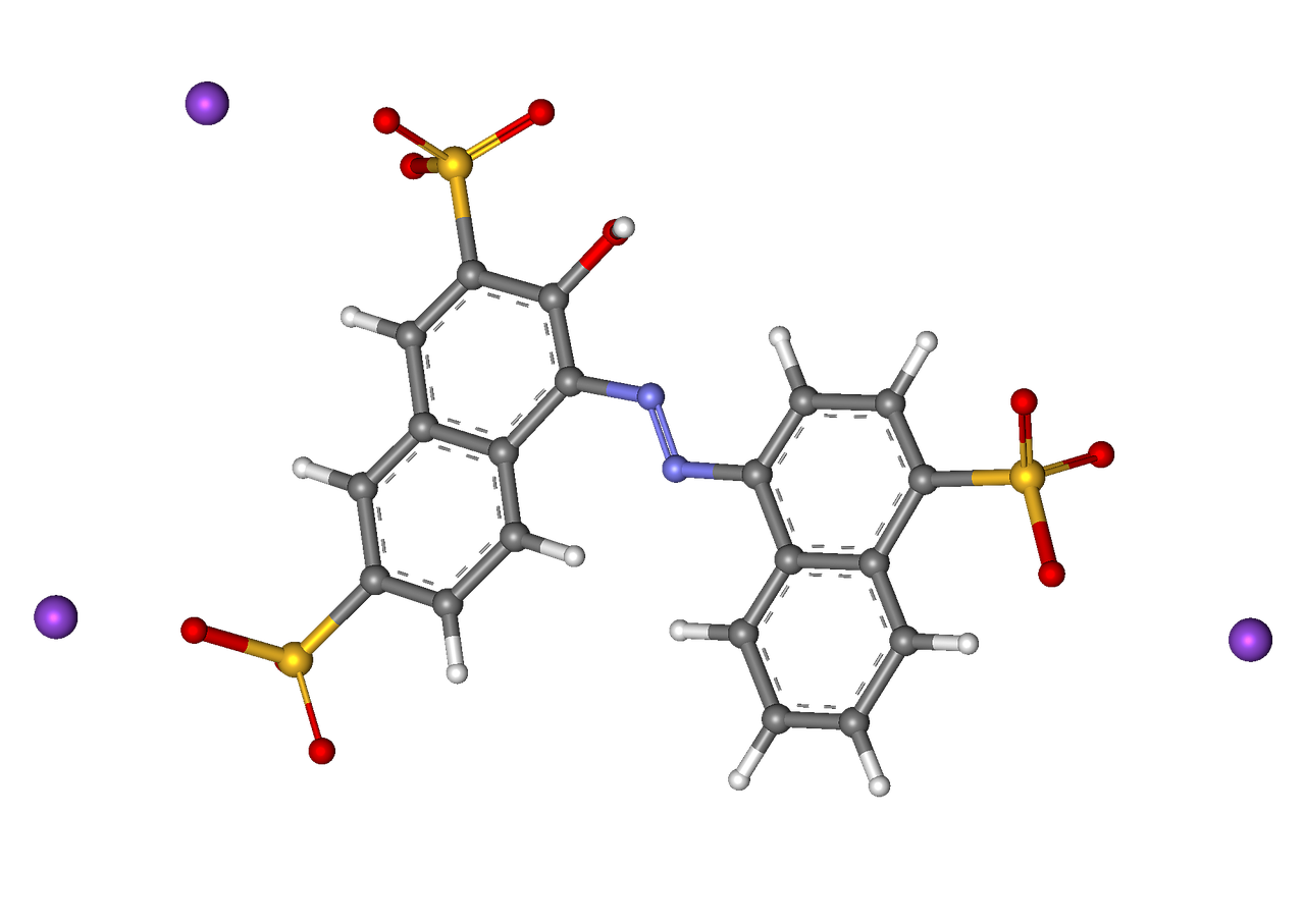 amaranth sodium azo dye molecule free photo