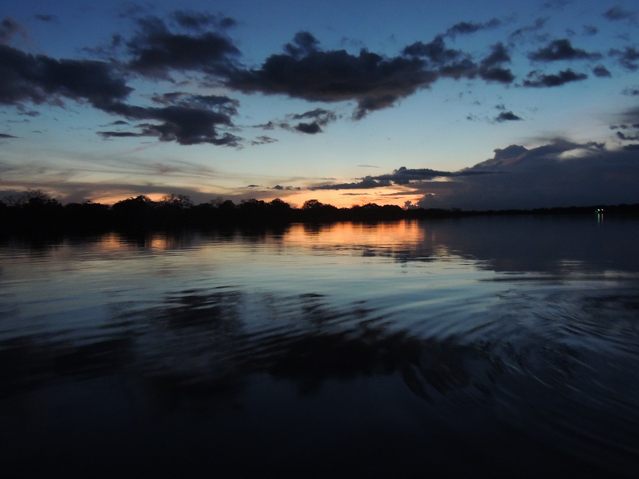 amazon sunset river free photo