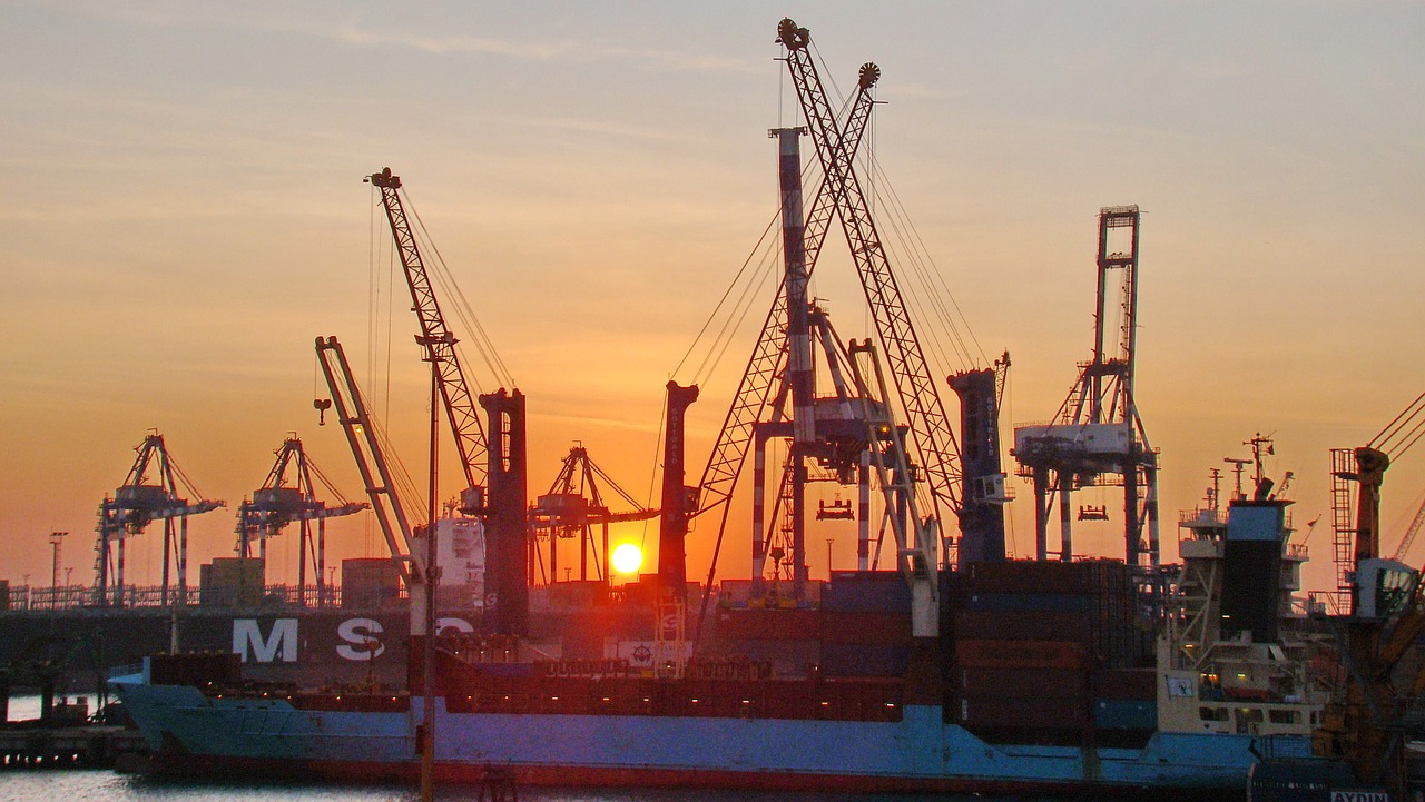 ambarli port turkey bosphorus free photo