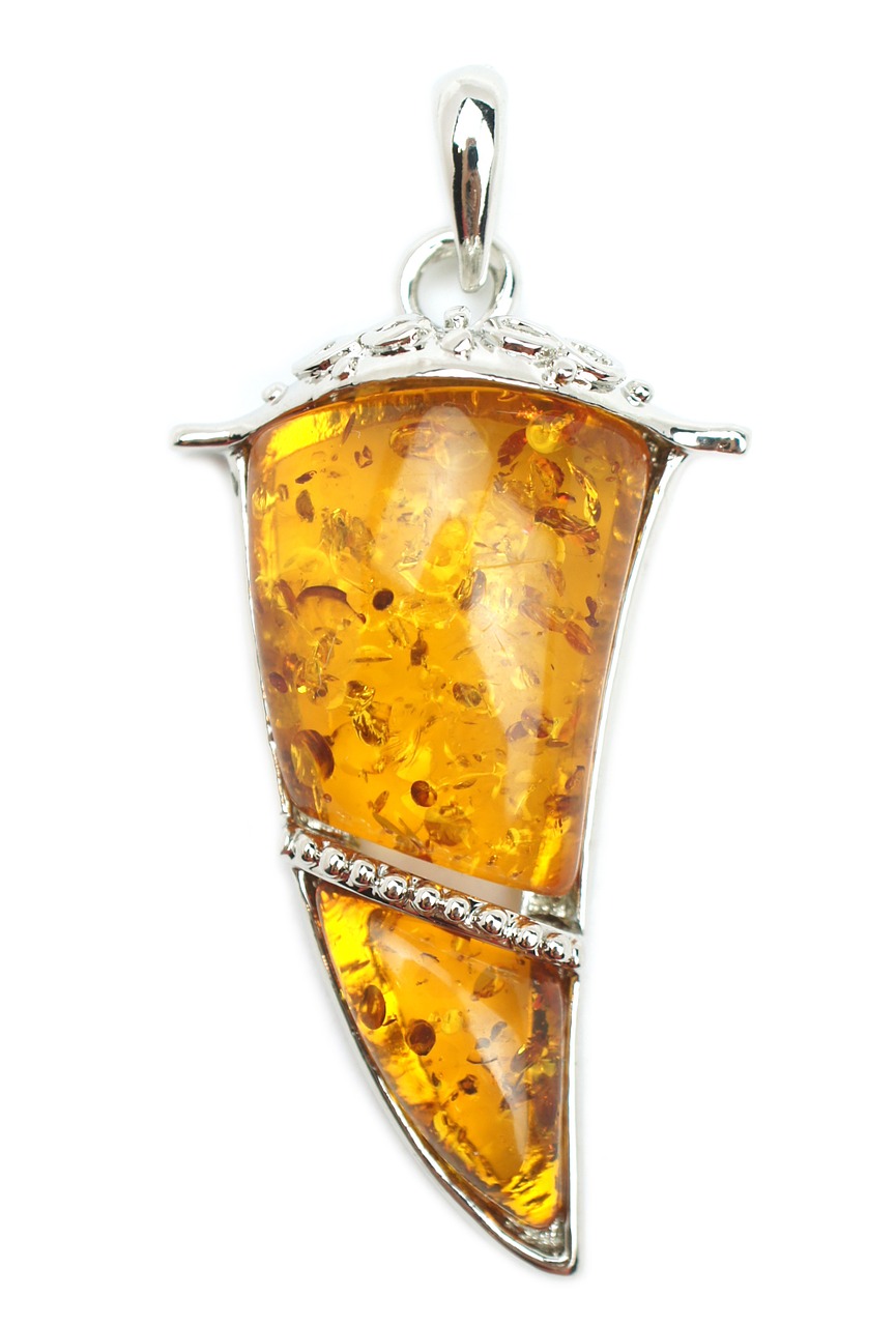 amber pendant jewelry free photo