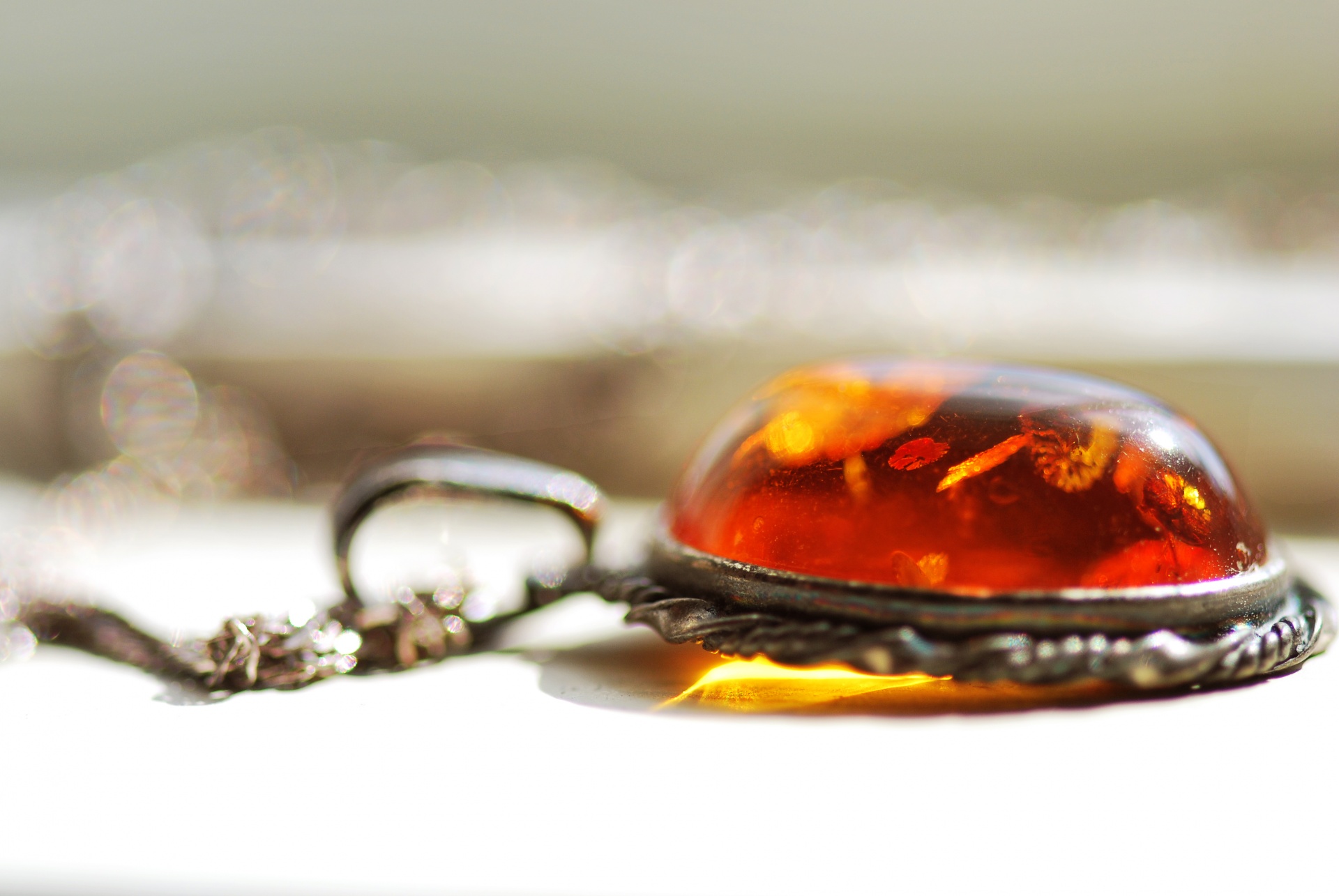 jewelry amber macro free photo