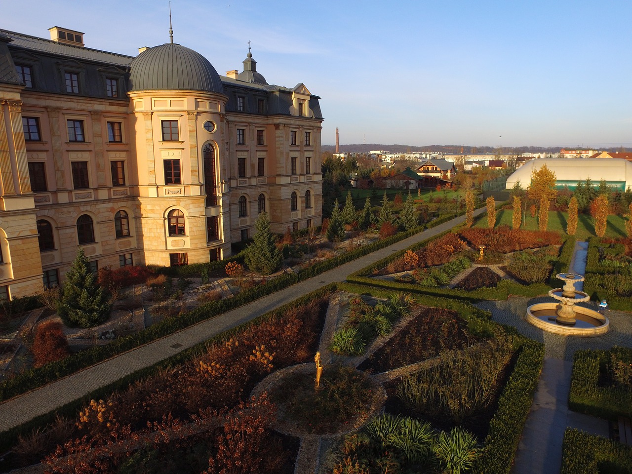 amber palace drone włocławek free photo