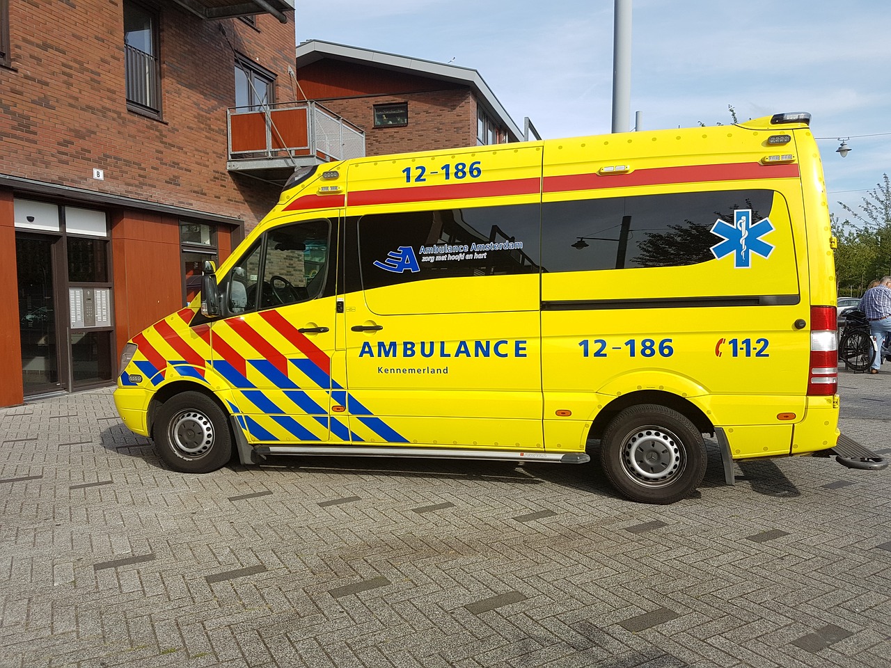 ambulance yellow trauma free photo