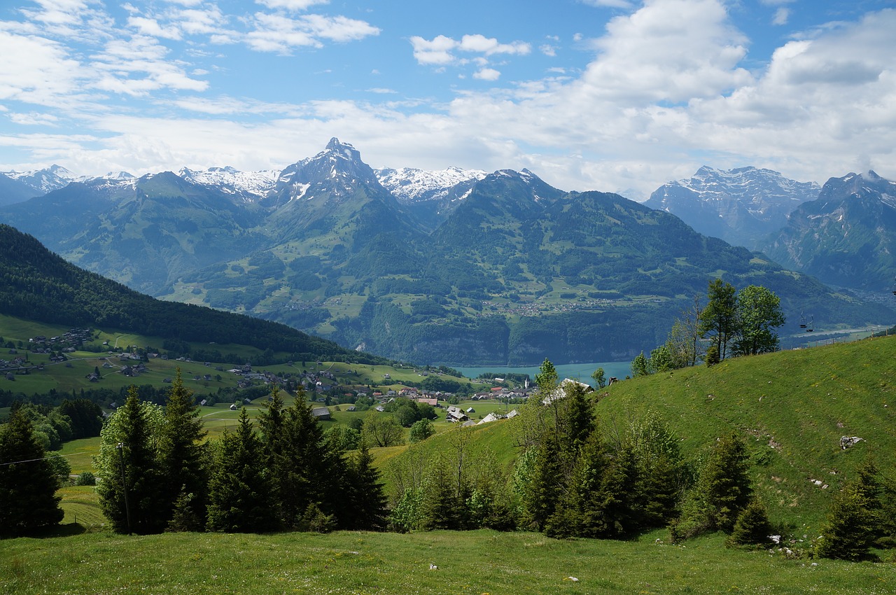 amden panorama walensee free photo