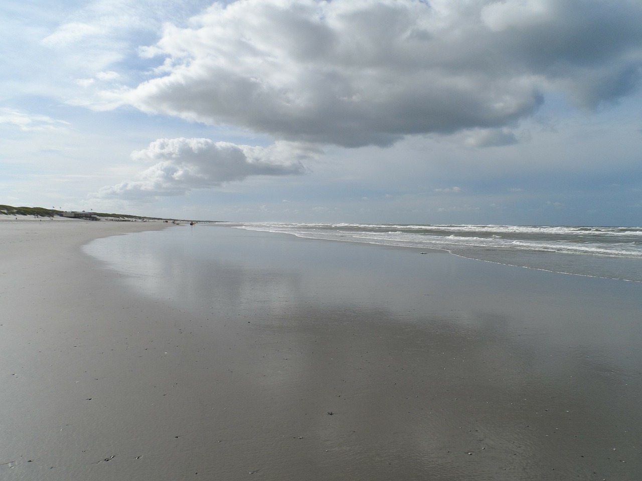 ameland north sea beach free photo
