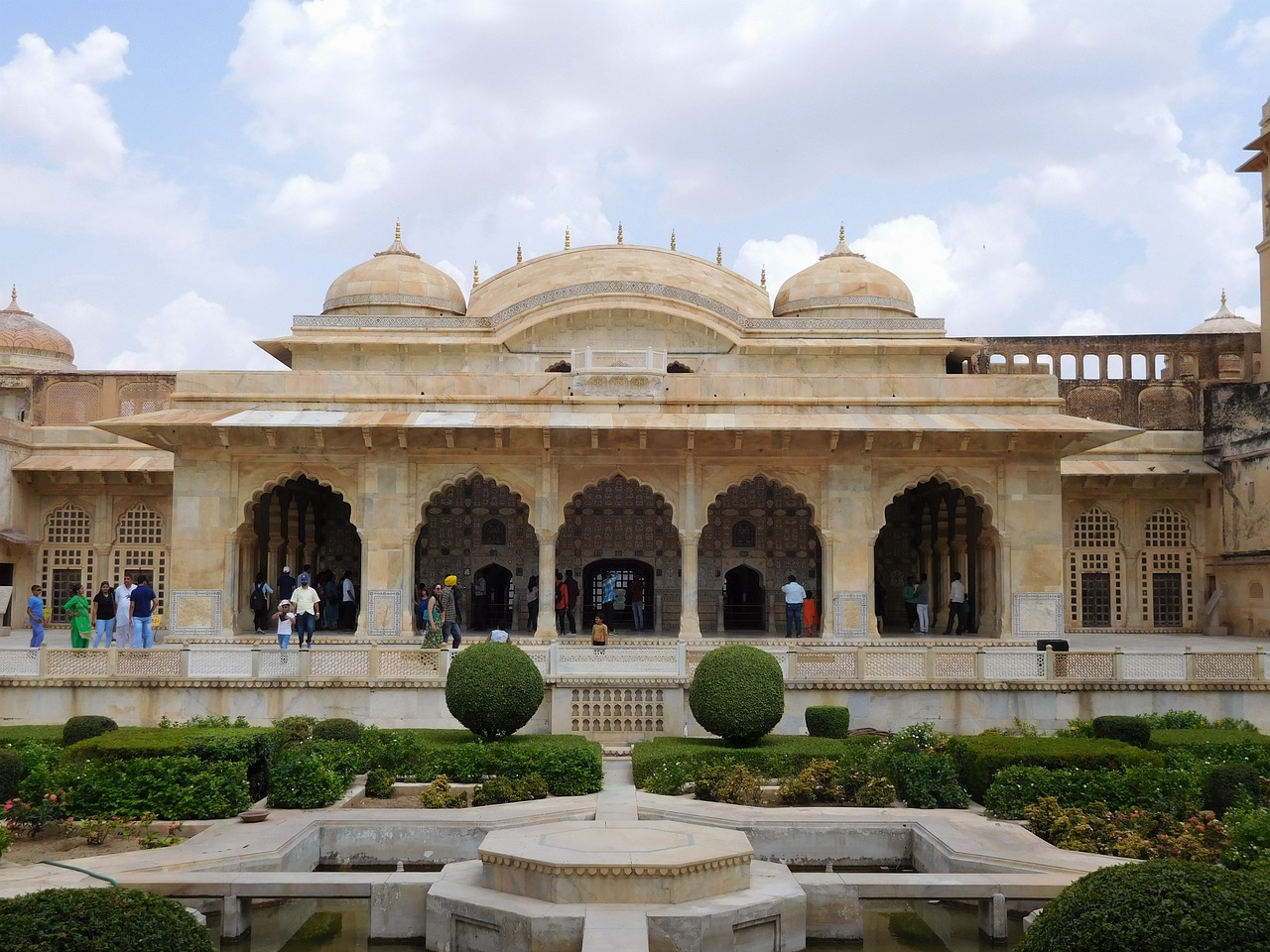 amer fort jaipur architecture free photo