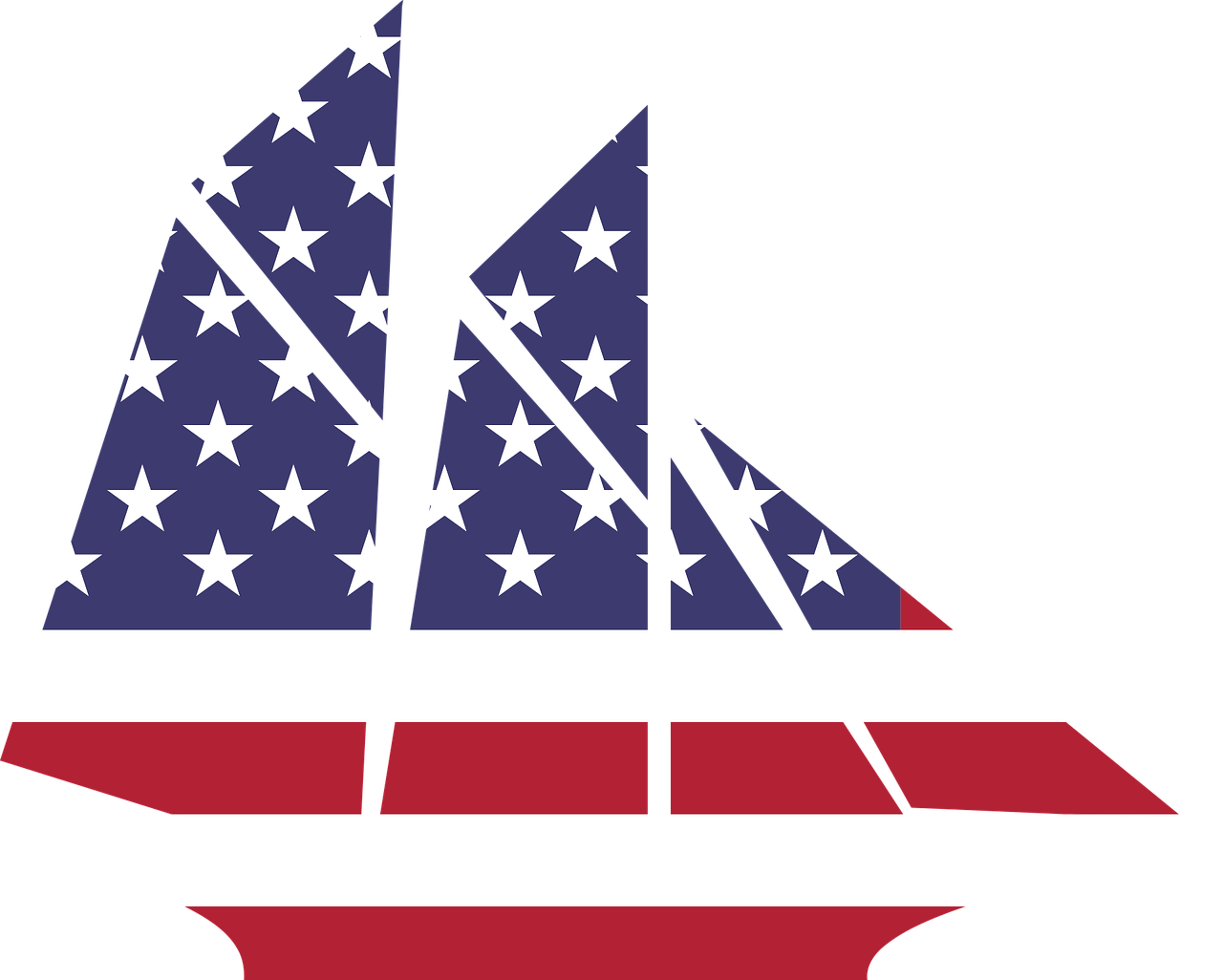 america boat flag free photo