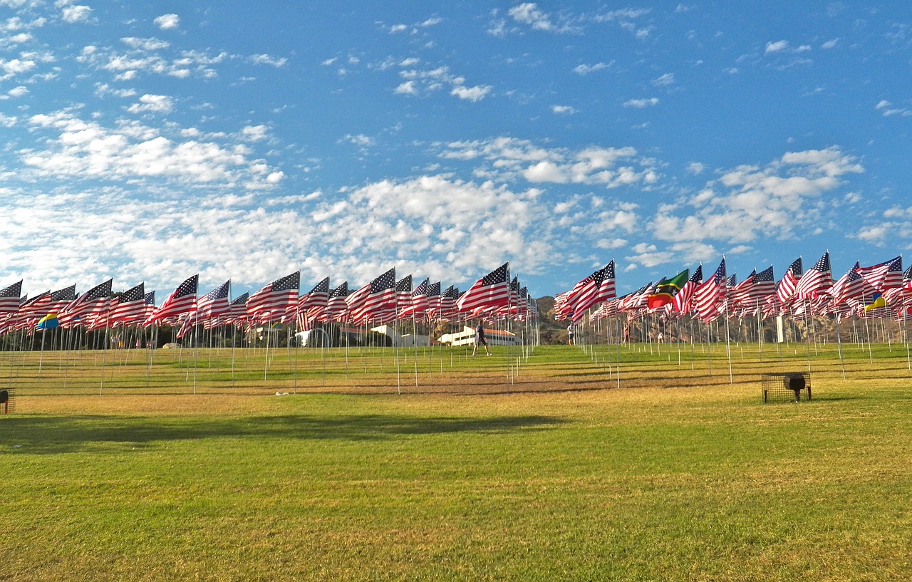 america american flag fourth of july free photo