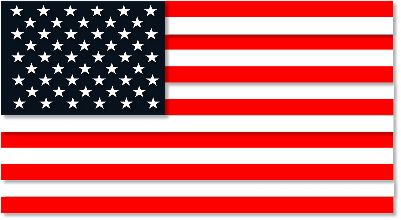 american flag 3d free photo