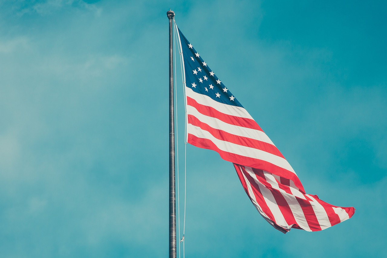 american flag usa free photo